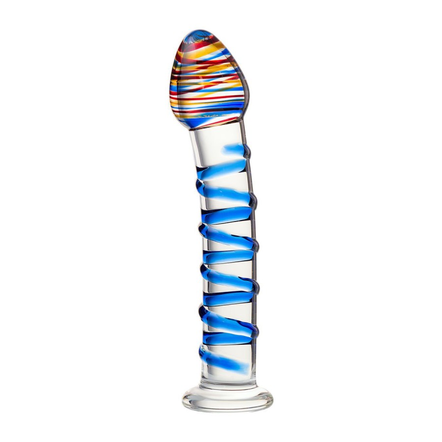 Стеклянный фаллоимитатор Sexus Glass 18 х 3,5 см 912069