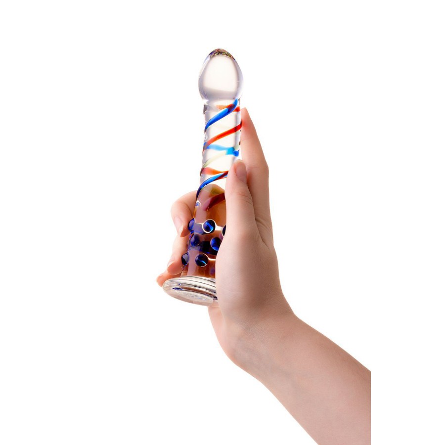 Стеклянный фаллоимитатор Sexus Glass 18 х 3,5 см 912076