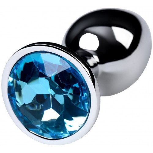 Анальная пробка с голубым кристаллом Sexy Chrystall Анальная пробка с голубым кристаллом Sexy Chrystall