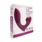 Вакуумный стимулятор для клитора Pink Screw 10/4 режима вибрации и вакуума