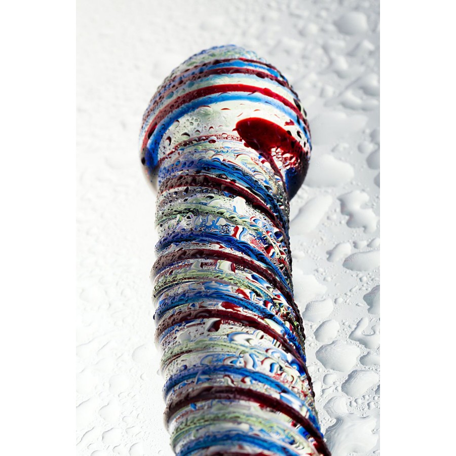 Стеклянный фаллоимитатор с крупной головкой Sexus Glass 16,5 х 3,5 см 912046