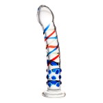 Стеклянный фаллоимитатор Sexus Glass 18 х 3,5 см 912076