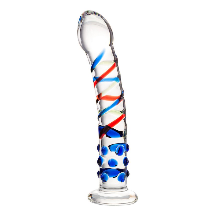 Стеклянный фаллоимитатор Sexus Glass 18 х 3,5 см 912076