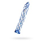 Стеклянный фаллоимитатор в форме спирали Sexus Glass, 18,7 х 2,5 см 912002