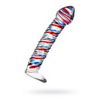 Стеклянный фаллоимитатор с крупной головкой Sexus Glass 16,5 х 3,5 см 912046