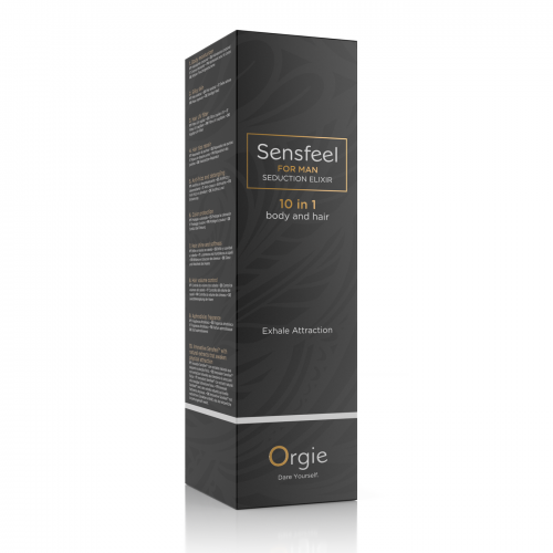 Мужской спрей с феромонами для тела и волос Orgie Sensfeel For Man Pheromone Seduction Elixir 10 в 1, 100 мл