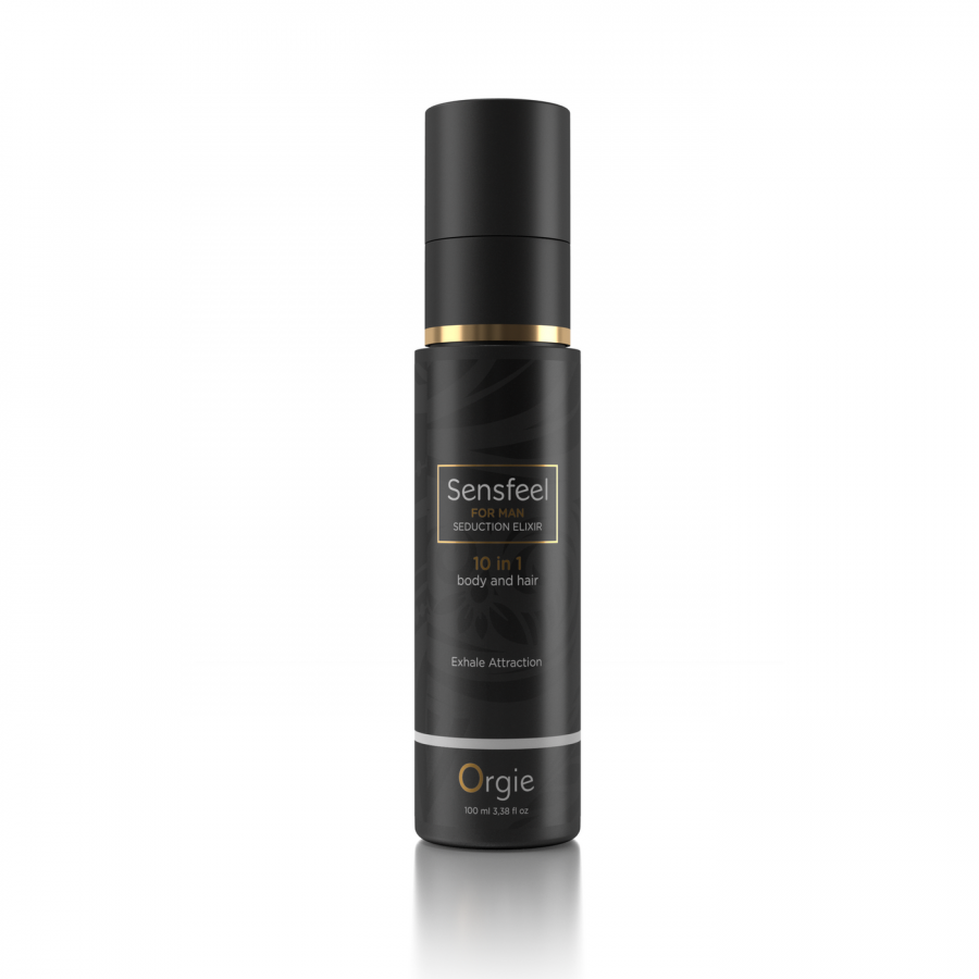 Мужской спрей с феромонами для тела и волос Orgie Sensfeel For Man Pheromone Seduction Elixir 10 в 1, 100 мл