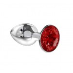 Анальная пробка Pluganale Piccolo Metall Red 7 х 2,7 см