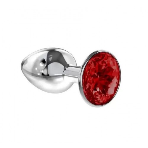 Анальная пробка Pluganale Piccolo Metall Red 7 х 2,7 см