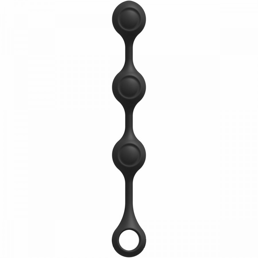 Утяжеленные анальные шарики Anal Essentials Weighted Silicone Anal Balls 35 х 4,4 см