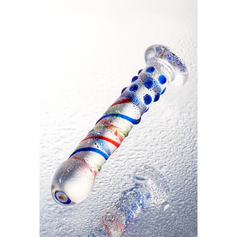 Стеклянный фаллоимитатор Sexus Glass 18 х 3,5 см 912076