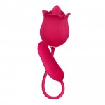 Вибратор для клитора и точки G с движением языка S-Hande Rose Pro 8