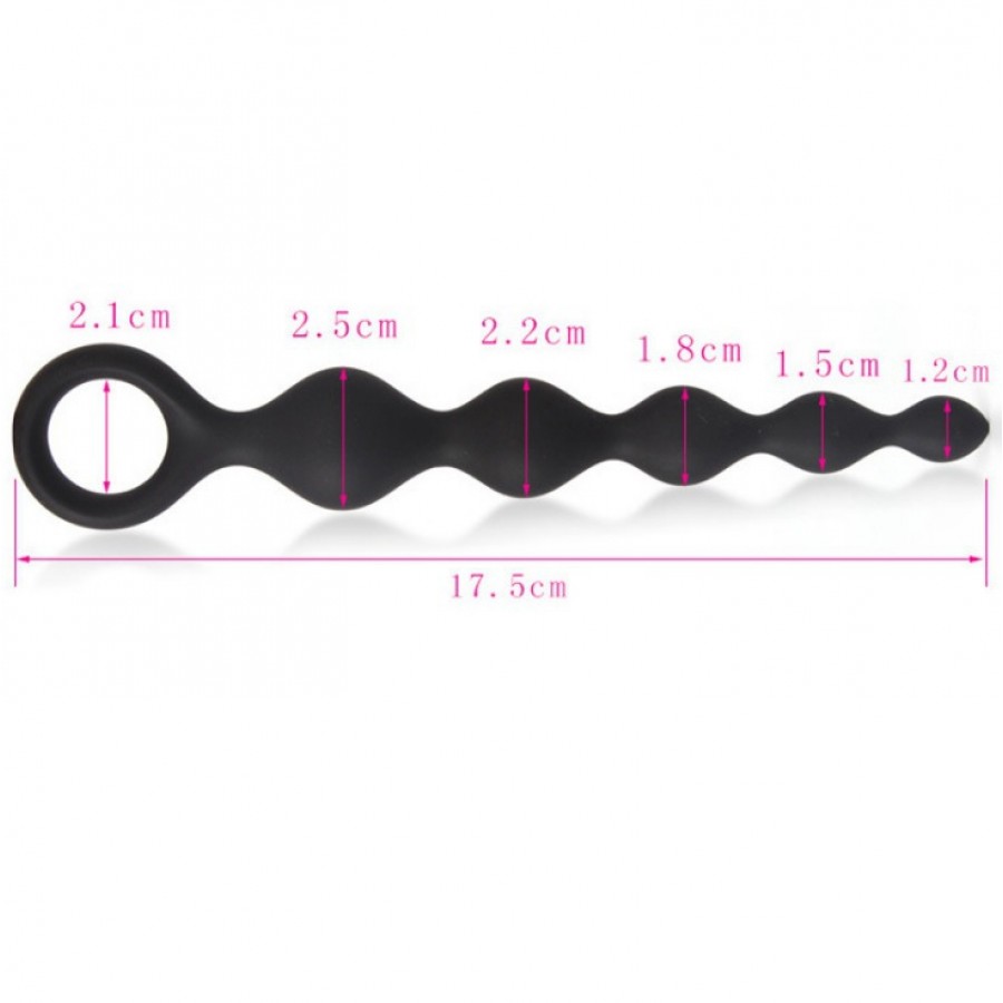Анальные бусы MMG Sex Toys Tonotiko Piccolo 17,5 х 1,2