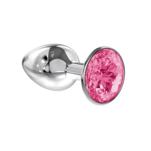 Анальная пробка Pluganale Piccolo Metall Pink 7 х 2,7 см