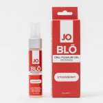 Вкусный гель для минета и глубокой глотки JO BLO Клубника, 30 мл