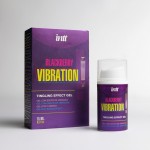 Жидкий вибратор для клитора INTT BLACKBERRY VIBRATION со вкусом ежевики, 15 мл