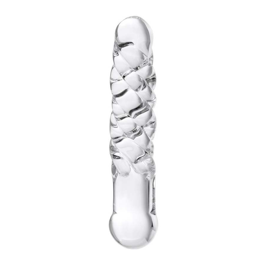 Двусторонний стеклянный фаллоимитатор Sexus Glass 16 х 3,5 см 912122