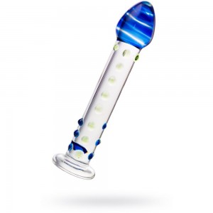Стеклянный фаллоимитатор с крупной головкой SEXUS GLASS 18 х 2 см 912007 Стеклянный фаллоимитатор с крупной головкой SEXUS GLASS 18 х 2 см 912007