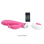 Вибратор-кролик Pretty Love Gene 20,5 х 3 см BI-014224