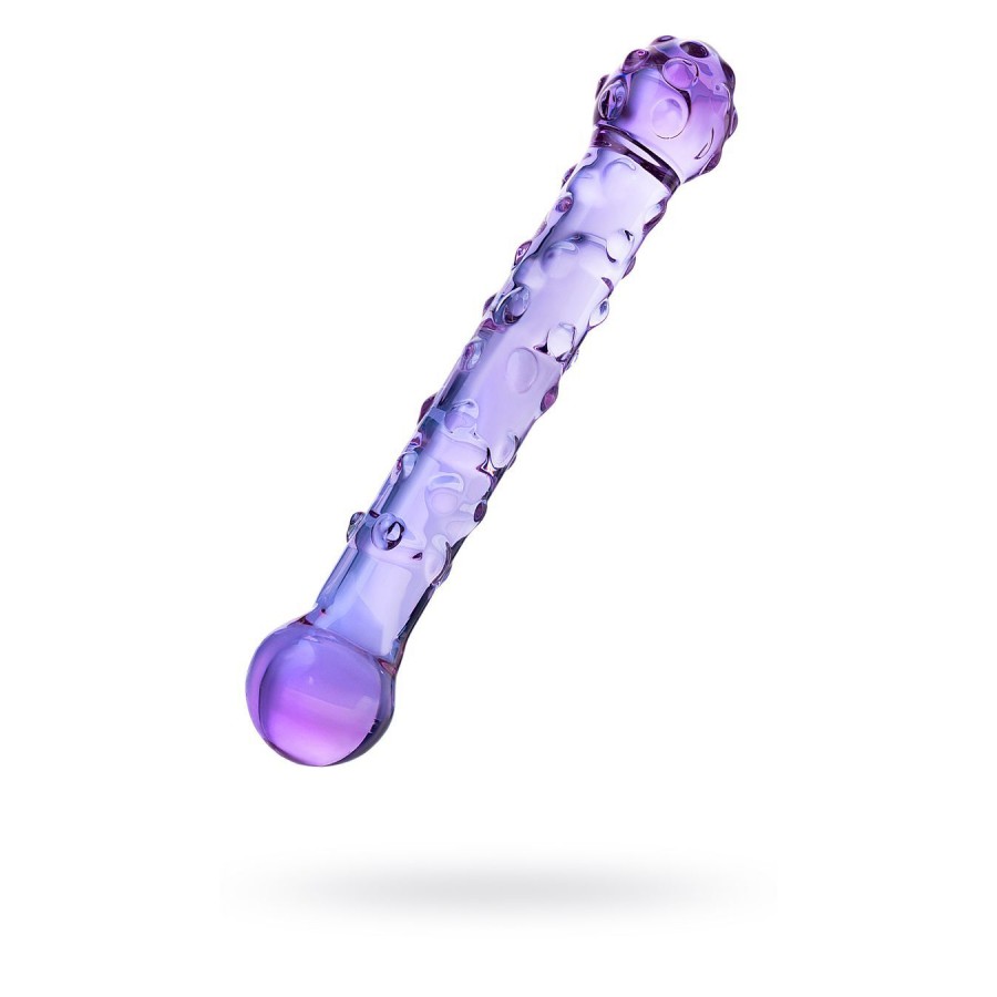 Двусторонний стеклянный фаллоимитатор Sexus Glass 19,5 х 3,5 см 912147