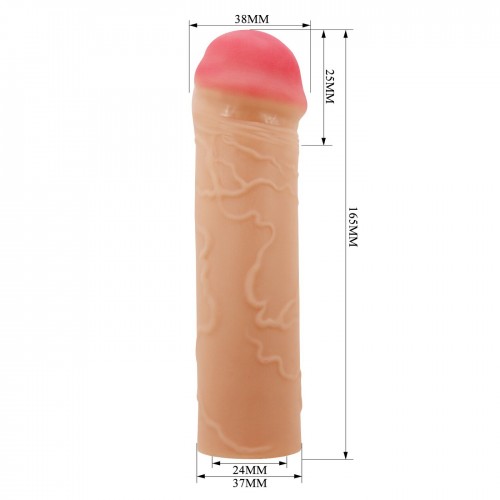 Увеличивающая насадка на пениса Pretty Love Nile BI-026252 (+2,5 см)