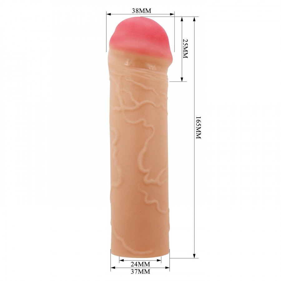 Увеличивающая насадка на пениса Pretty Love Nile BI-026252 (+2,5 см)