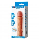 Увеличивающая насадка на пенис Pretty Love Chane 18 х 3,9 см (+5 см)