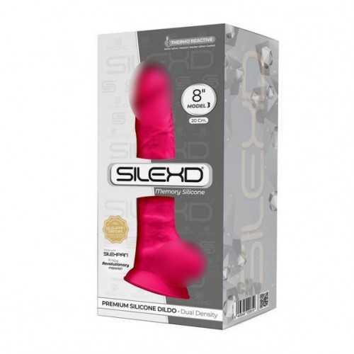Термоактивный фаллоимитатор SileXD Model 3 Pink 20 х 4,3 см