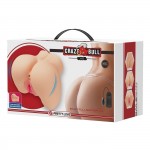 Вагина и анус с вибрацией Crazy Bull Mila BM-009243Z