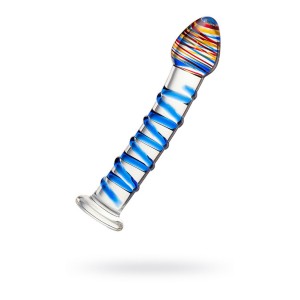 Стеклянный фаллоимитатор Sexus Glass 18 х 3,5 см 912069