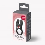 Эрекционное кольцо с вибрацией Fun Factory Nos PRO Black