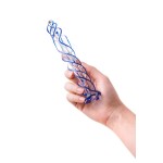 Стеклянный фаллоимитатор в форме спирали Sexus Glass, 18,7 х 2,5 см 912002