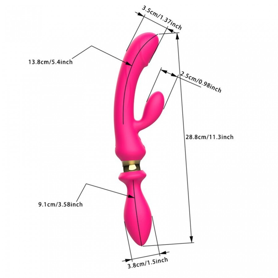 Двусторонний вибратор-кролик I-Moon Serendipity