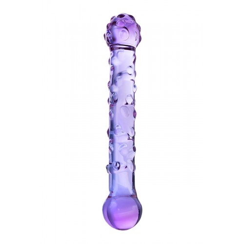 Двусторонний стеклянный фаллоимитатор Sexus Glass 19,5 х 3,5 см 912147
