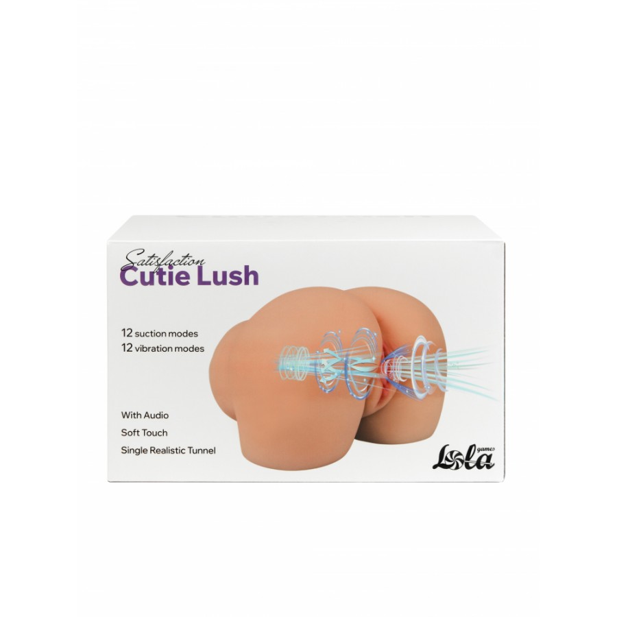 Мега-мастурбатор с вибрацией и всасыванием Cutie Lush 2109-01lola