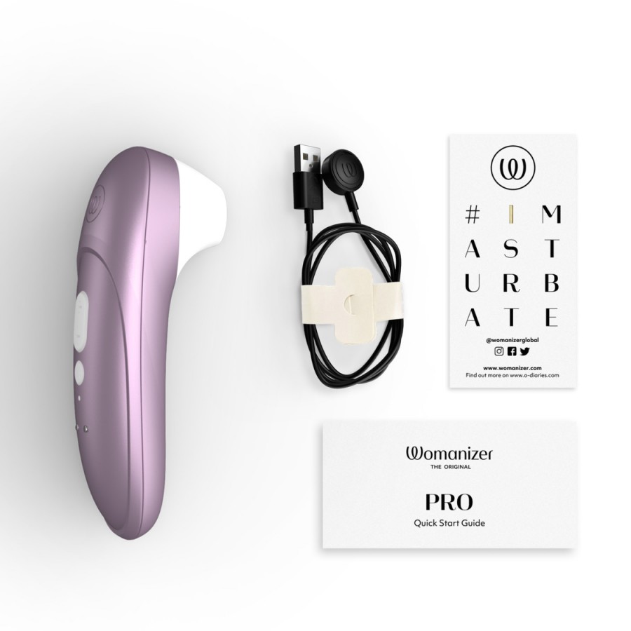 Бесконтактный клиторальный стимулятор Womanizer Pro Lilac