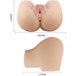 Вагина и анус с вибрацией Crazy Bull Mila BM-009243Z