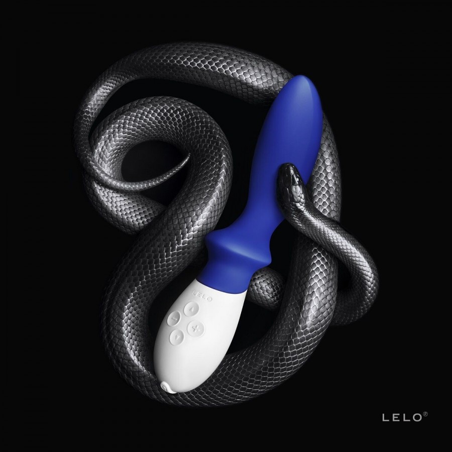 Люксовый массажер простаты LELO Loki Federal Blue