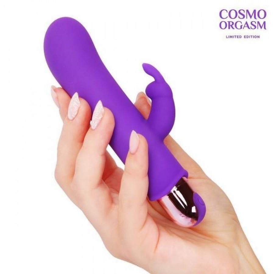 Мощный мини-кролик Cosmo 14 х 2,9 см 10 режимов вибрации CSM-23167