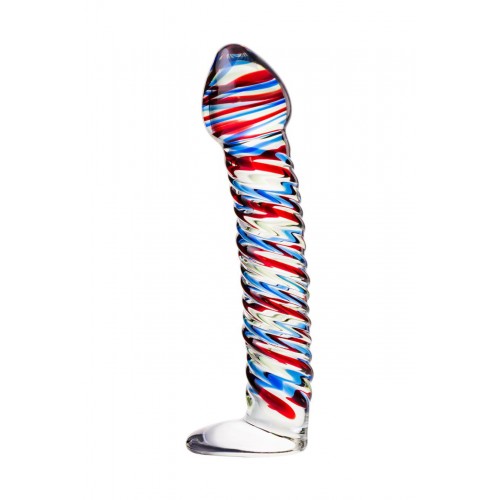 Стеклянный фаллоимитатор с крупной головкой Sexus Glass 16,5 х 3,5 см 912046