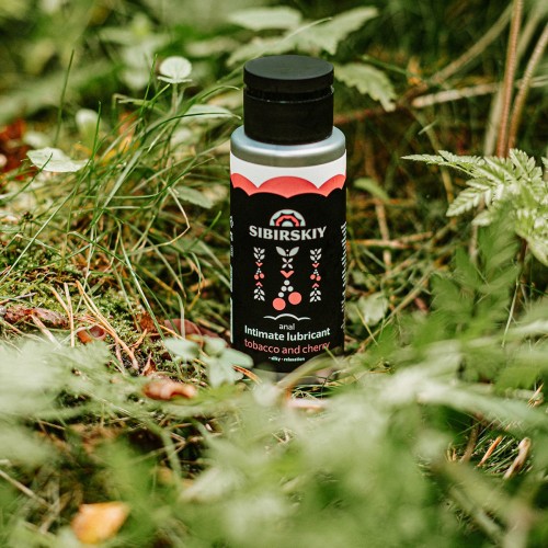 Расслабляющий анальный лубрикант с ароматом вишни и табака SIBIRSKIY, 100 мл