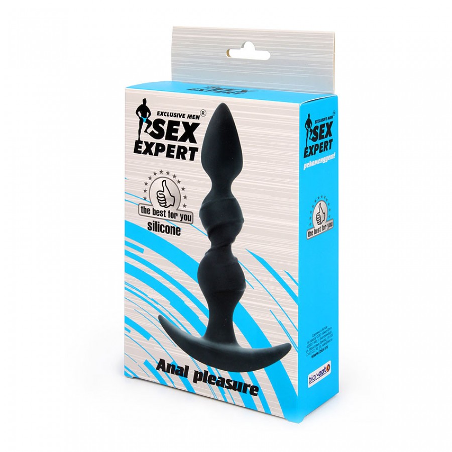 Анальная пробка для ношения SEX EXPERT 16 х 3,3 см SEM-55154