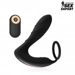 Вибромассажер простаты с пультом ДУ SexExpert