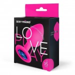 Анальная пробка с кристаллом Sexy Friend 8 х 3.5 см SF-70290-15