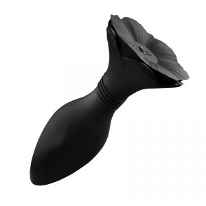 Анальная пробка с вибрацией и пультом ДУ S-Hande Morning Glory 10 х 3,9 см