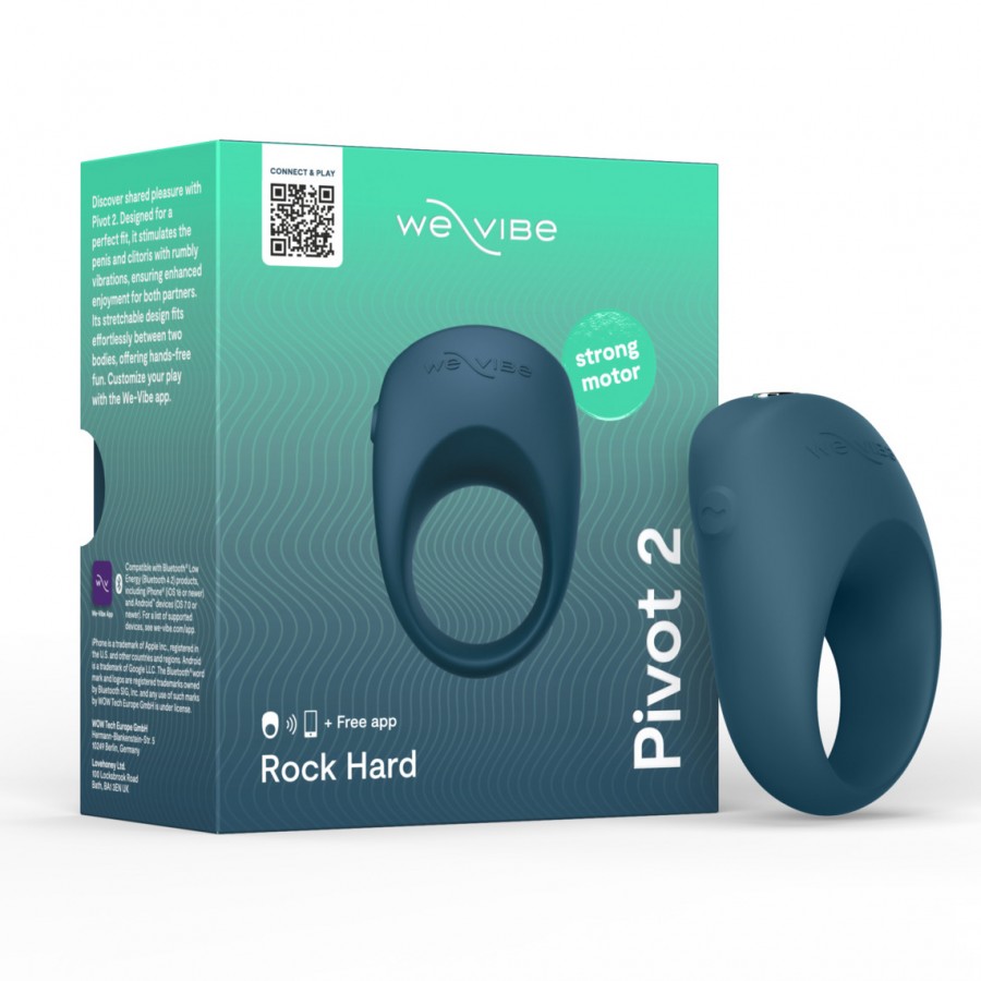 Совершенное эрекционное кольцо с вибрацией We-Vibe Pivot 2