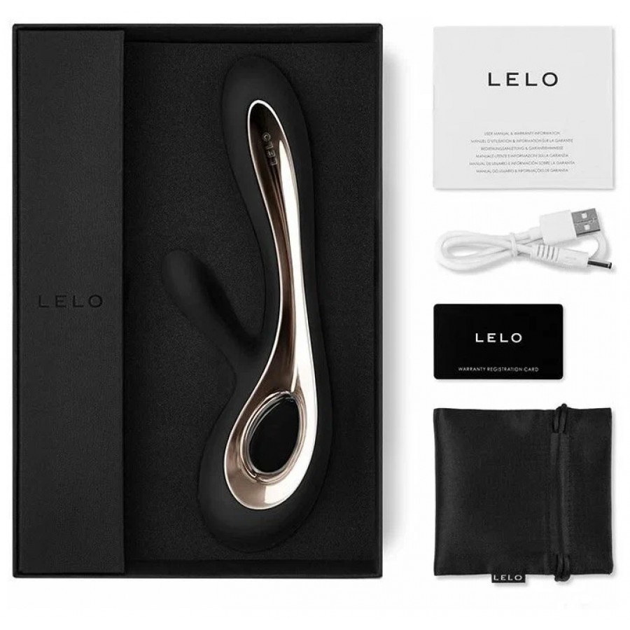 Вибратор класса люкс с подвижным кончиком LELO Soraya Wave Black