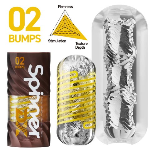 Мастурбатор TENGA SPINNER DX 02 BUMPS