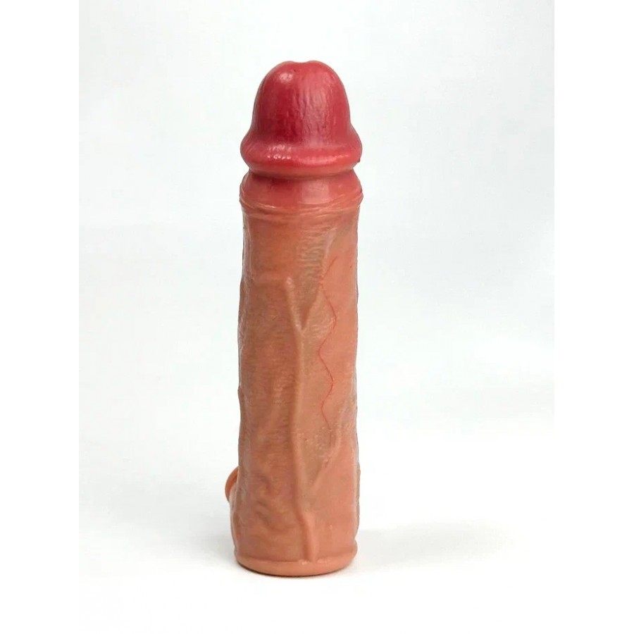 Насадка увеличивающая на пенис SGAN Sleeve M  15,5 х 3,8 см
