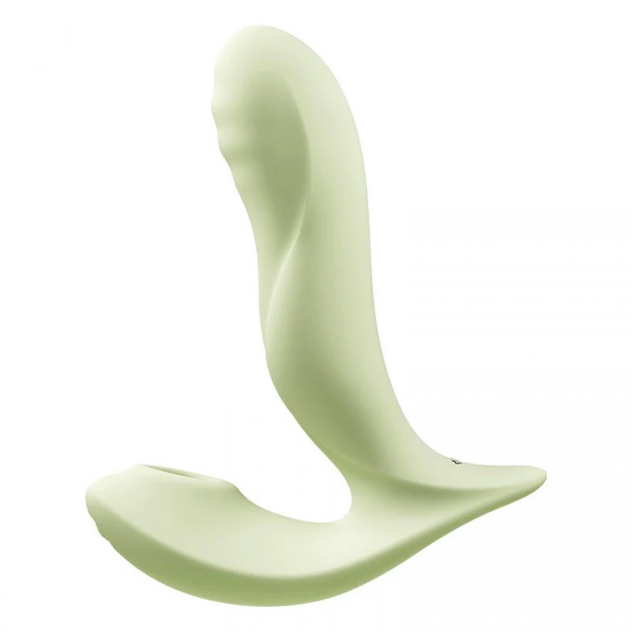 Многофункциональный вибратор для точки G с вакуумным стимулятором и нагревом Svakom Gabrielle